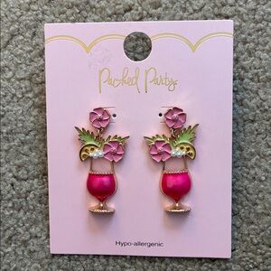 Packed Party Sipping Pretty Earrings